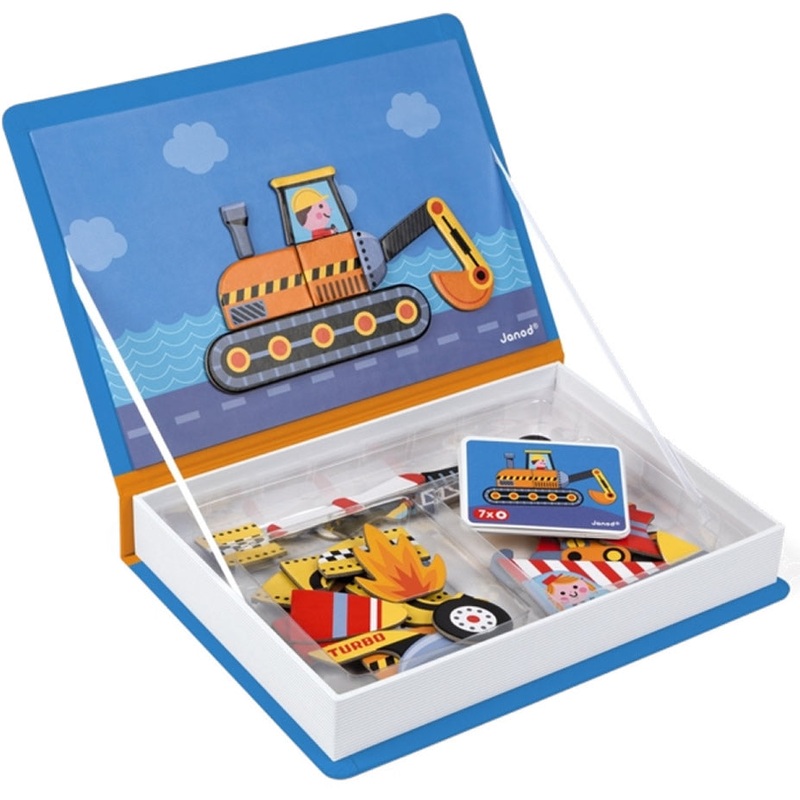 Janod Magnetibook – Vehicles