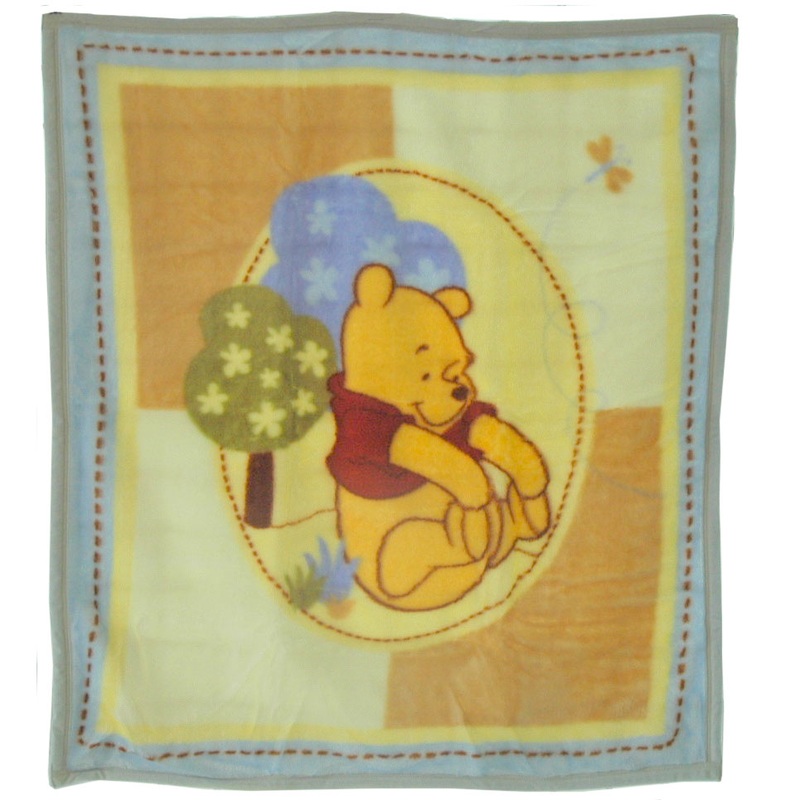 KidsLine Pooh Girl High Pile Blanket