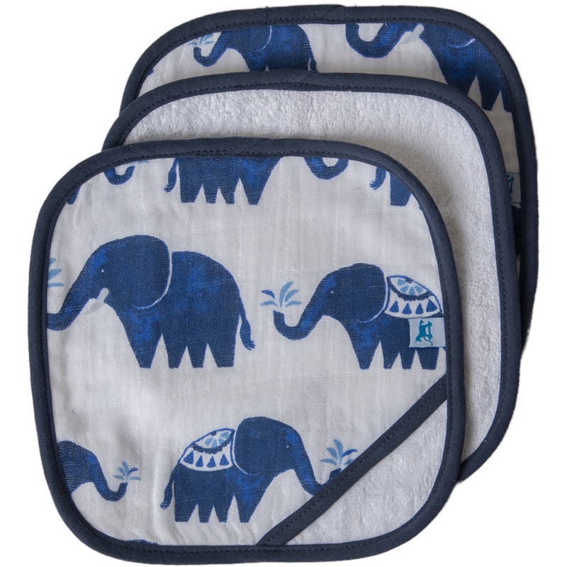 Little Unicorn 3 Pack Cotton Washcloth Set – Indie Elephant