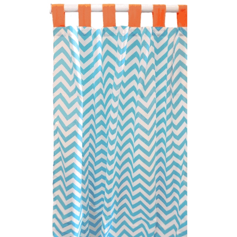 New Arrivals Orange Crush Window Panels – Set of 2