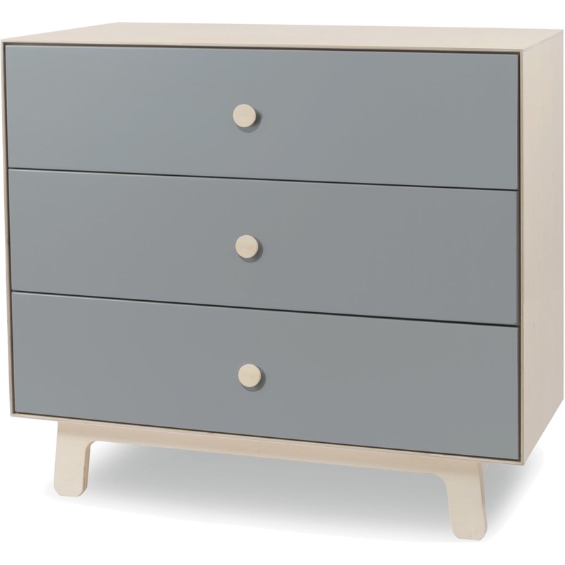 Oeuf 3-Drawer Dresser – Sparrow – Grey