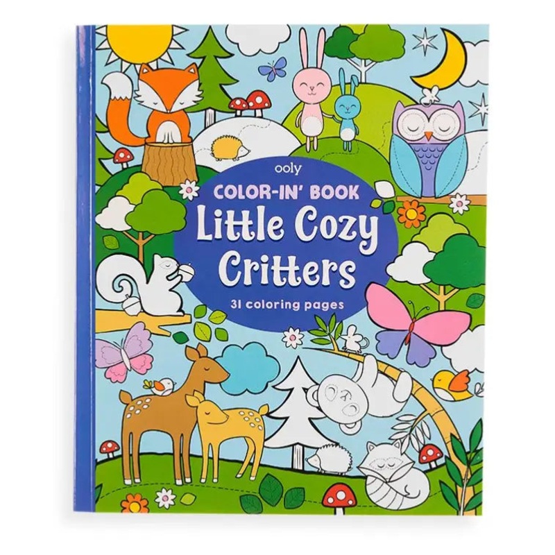 Ooly Color-In Book: Little Cozy Critters