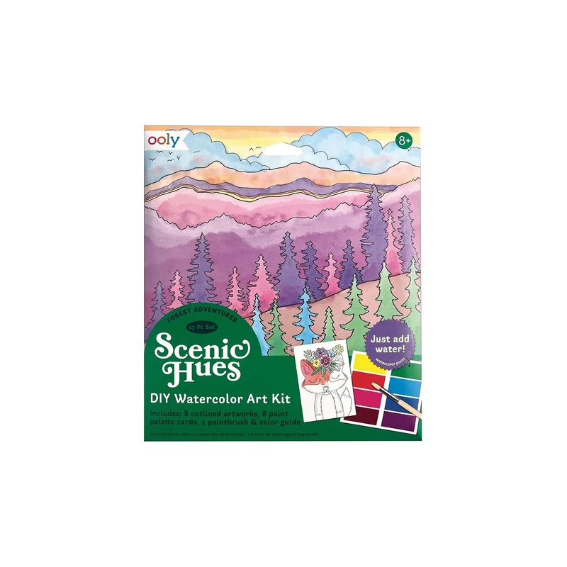 Ooly Scenic Hues: DIY Waterolor Art Kit