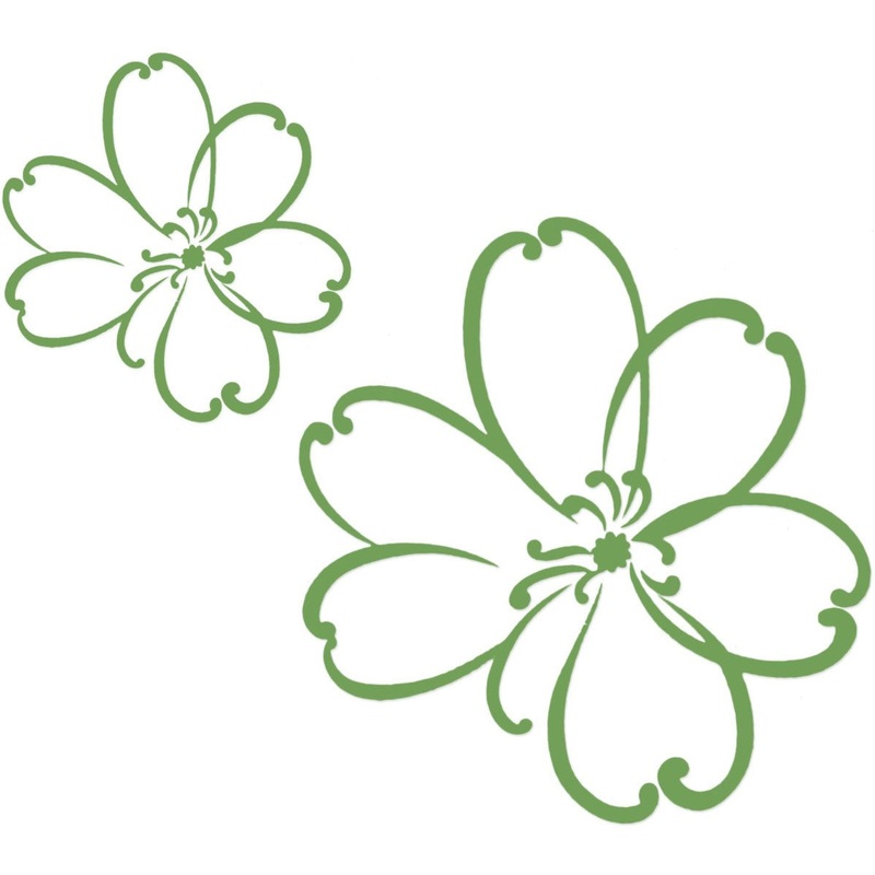 Sweet Potato LuLu Wall Decals – Green (Set of 2)
