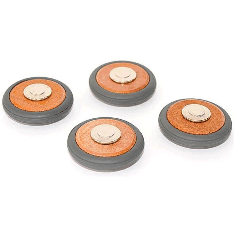 Tegu Magnetic Wooden Wheels – Set of 4