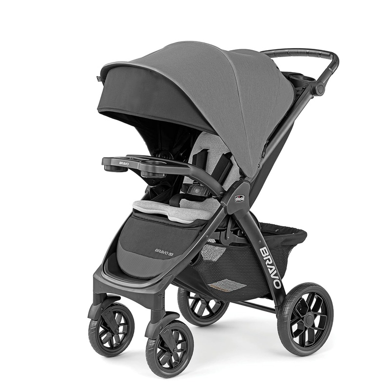 Chicco Bravo LE Stroller, Pewter, 2023
