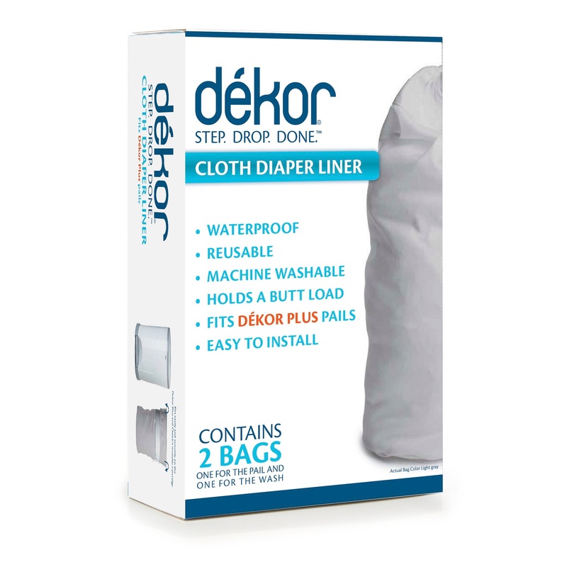 Cloth Diaper Liner (2 pcs) for Dekor Plus Diaper Pail