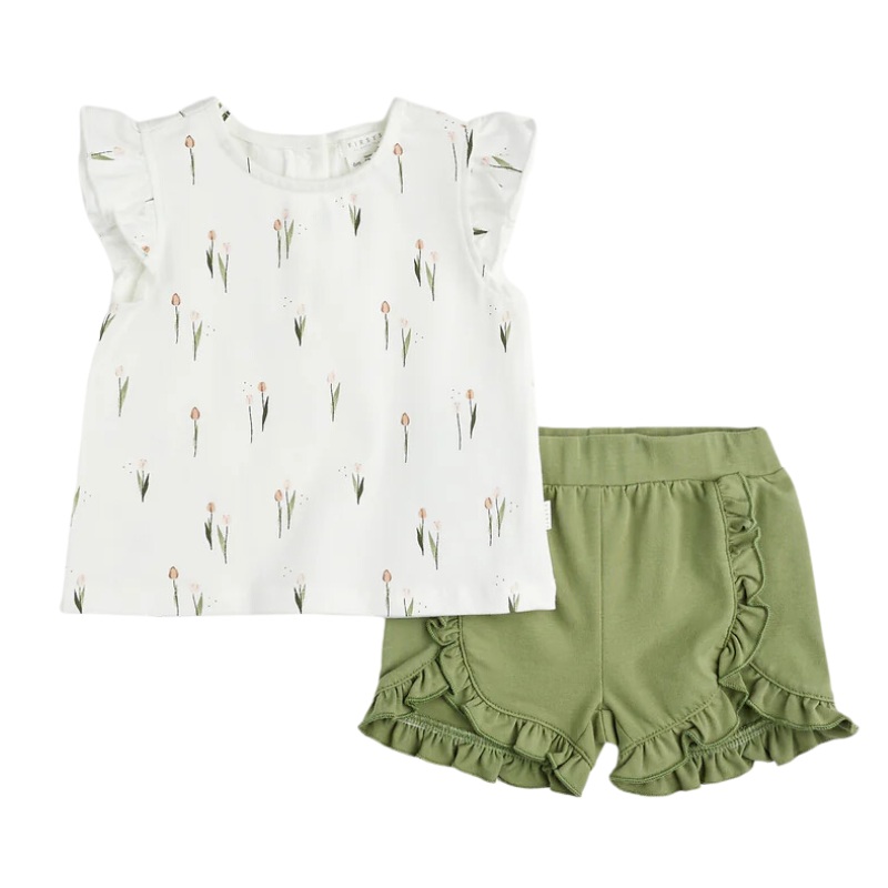 Girls 2 Piece Shorts Set