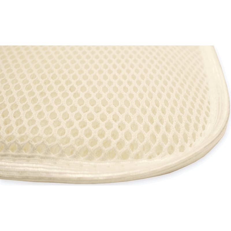 Lullaby Earth Non-Waterproof Flat Airflow Mattress Topper – White