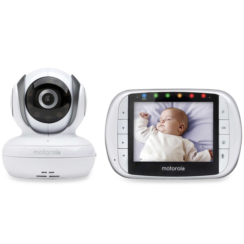 Motorola Remote Wireless 3.5″ Video Baby Monitor with USB