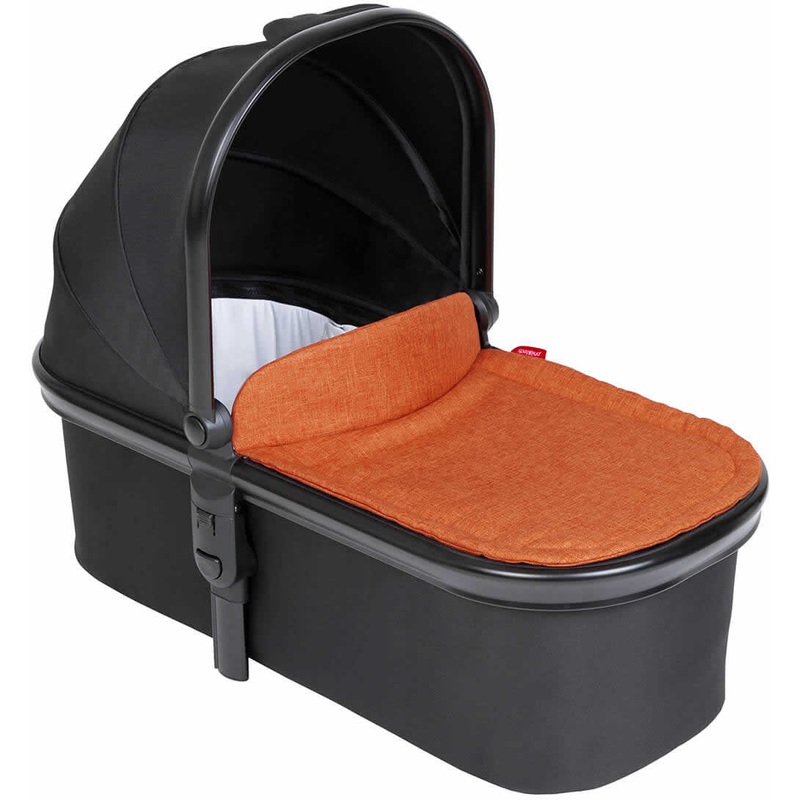 Phil & Teds Snug Carrycot – Black/Rust