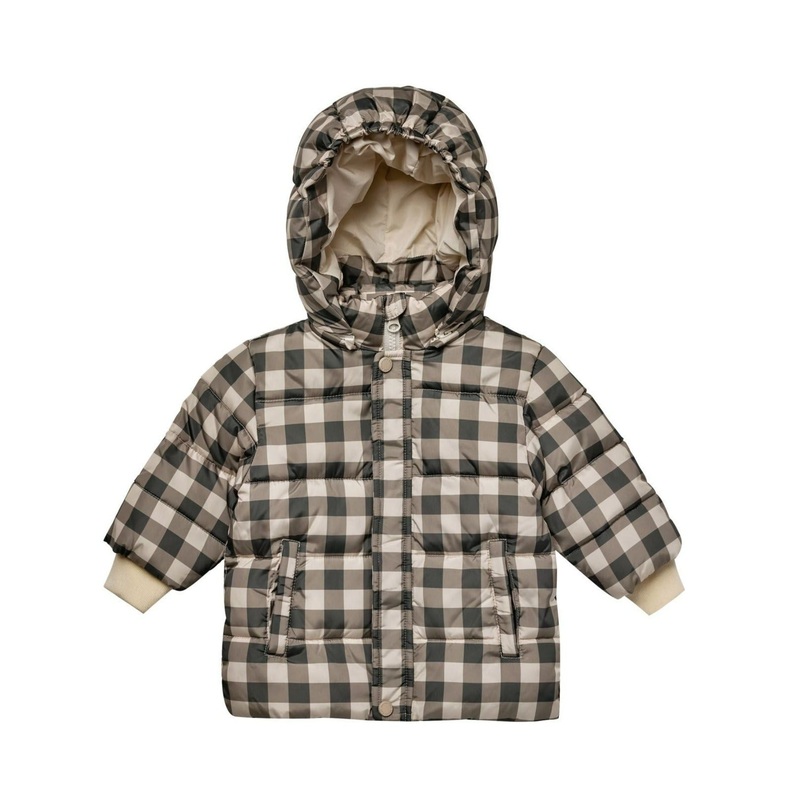 Ski Jacket – Charcoal Check