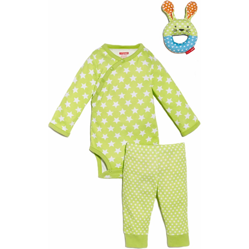 Skip Hop POP Print 3-Piece Gift Set – Lime (9 Months)