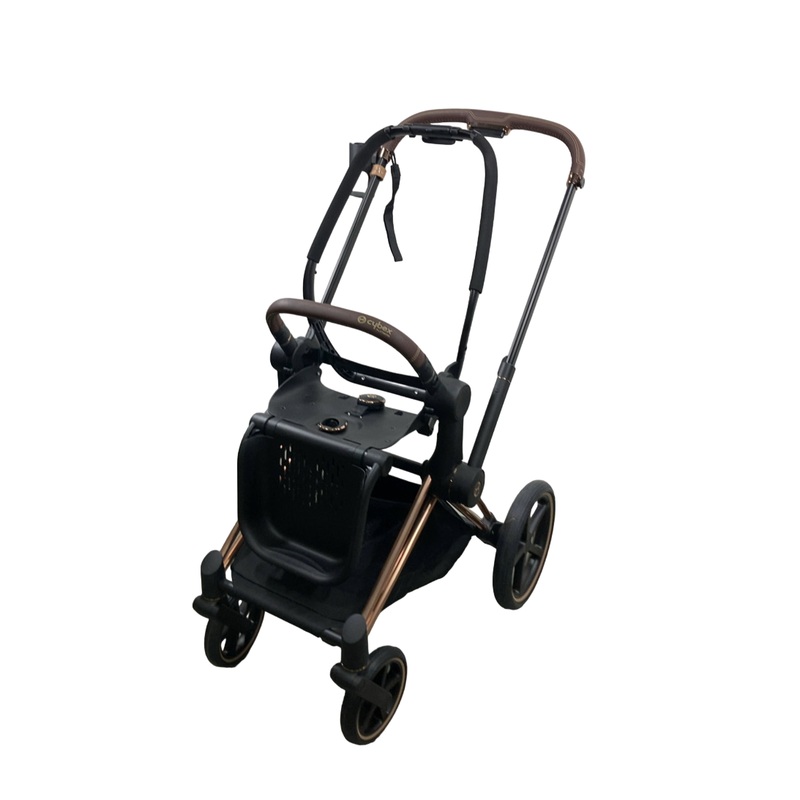 Cybex PRIAM Stroller Frame And Seat, 2022, Rose Gold