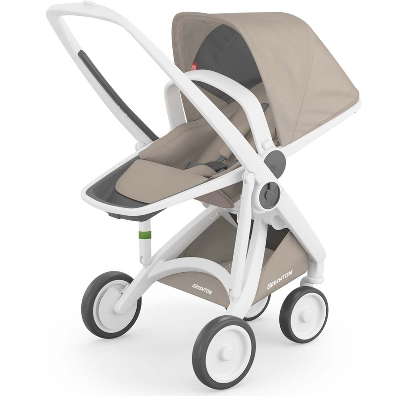 Greentom Reversible Stroller – White/Sand