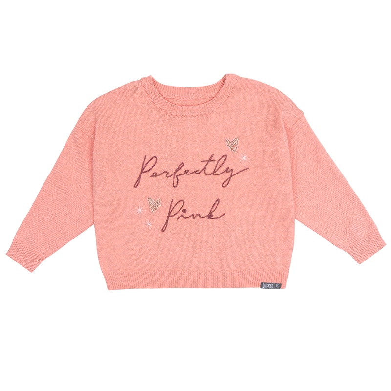 Infant & Toddler Girls Perfectly Pink Wicked Viscose Sweater