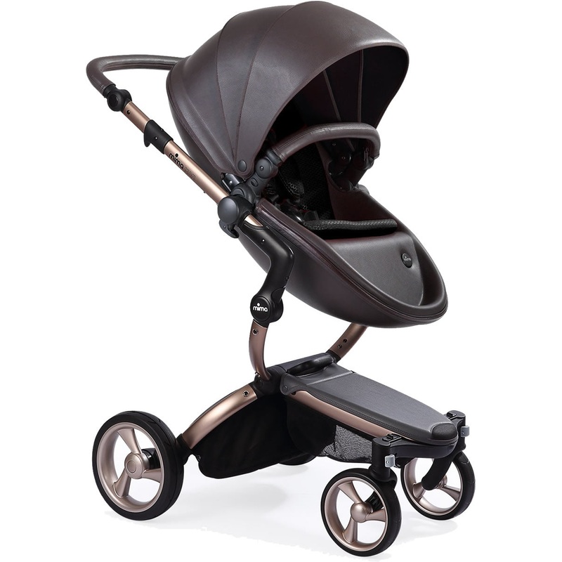 Mima G4 Xari Complete Stroller Bundle – Rose Gold – Chocolate Brown / Black (Albee Exclusive)