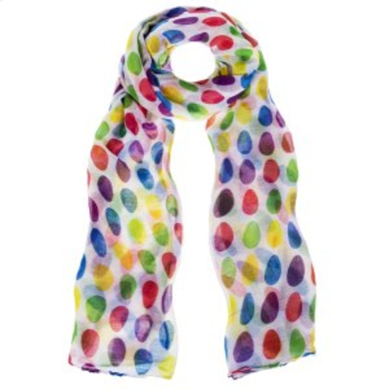 Rainbow Egg Scarf