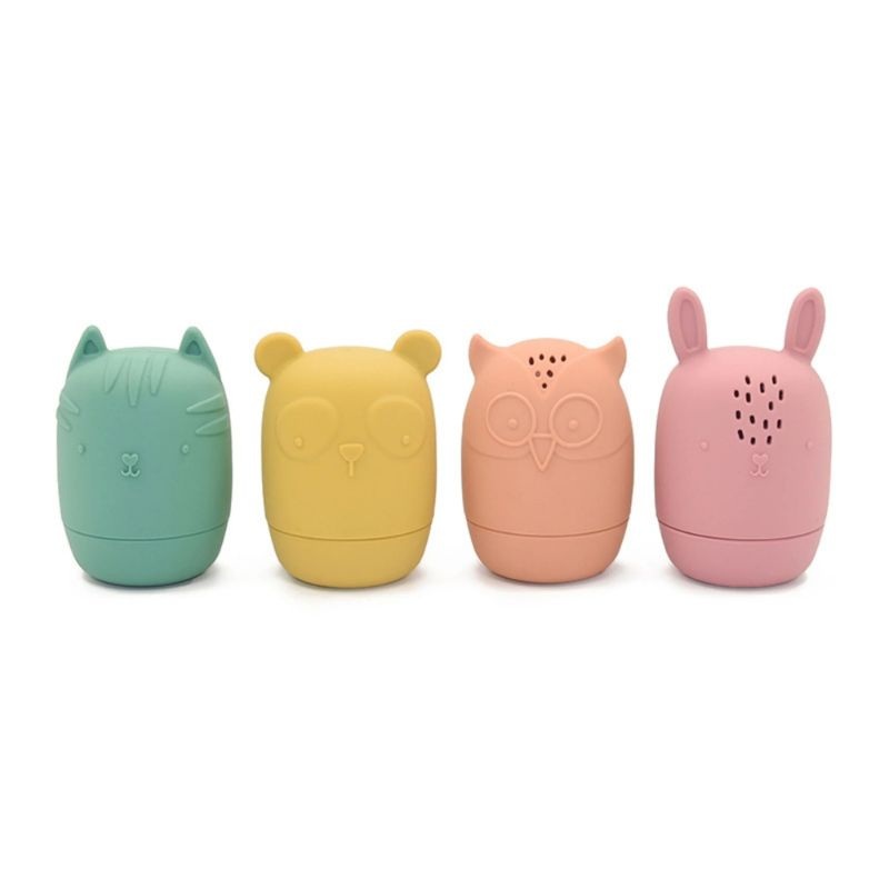 Silisqueeze Silicone Bath Toy Set