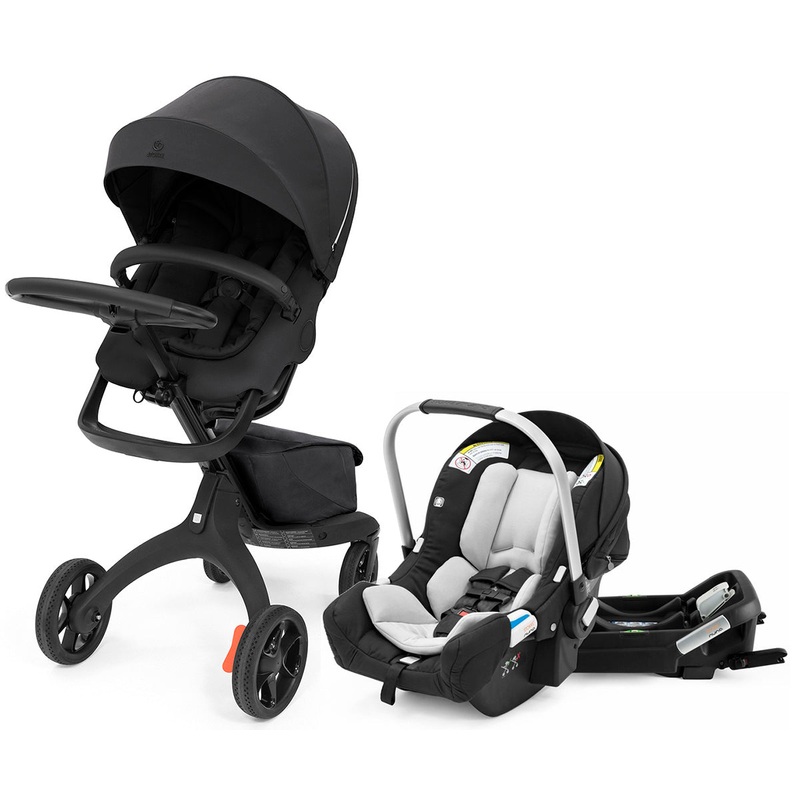 Stokke Xplory X + Stokke Pipa Travel System Bundle – Rich Black / Black