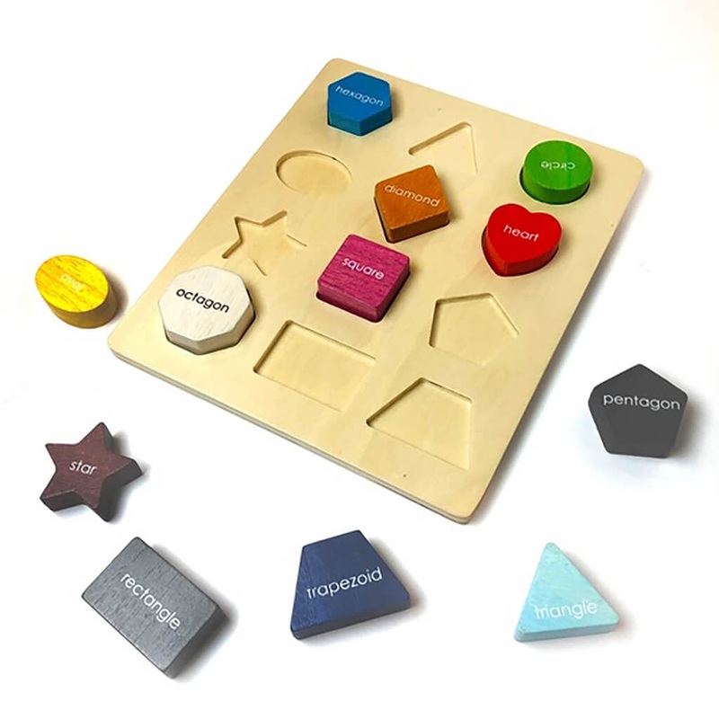 Toy And Puzzle Basic Shape Sorter 12-Piece