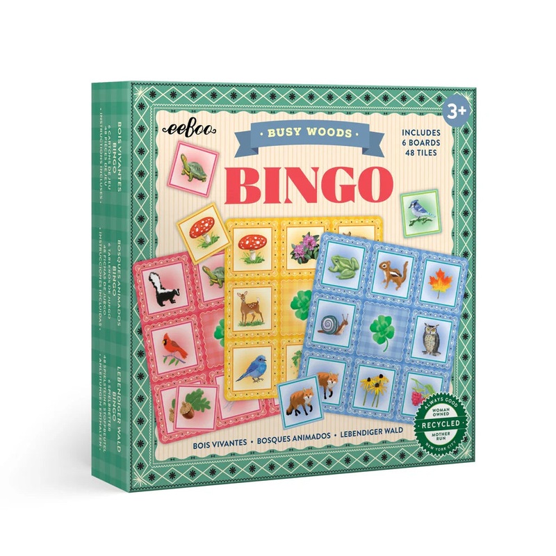 eeBoo Busy Woods Bingo