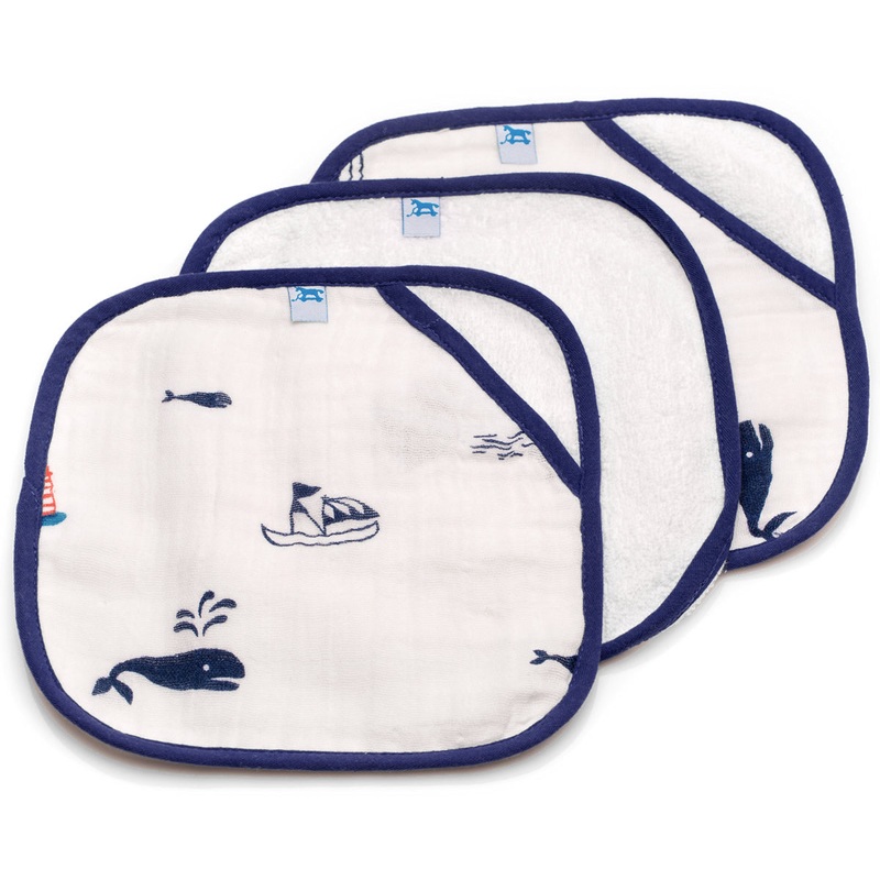 Little Unicorn 3 Pack Cotton Washcloth Set – Nautical Harbor