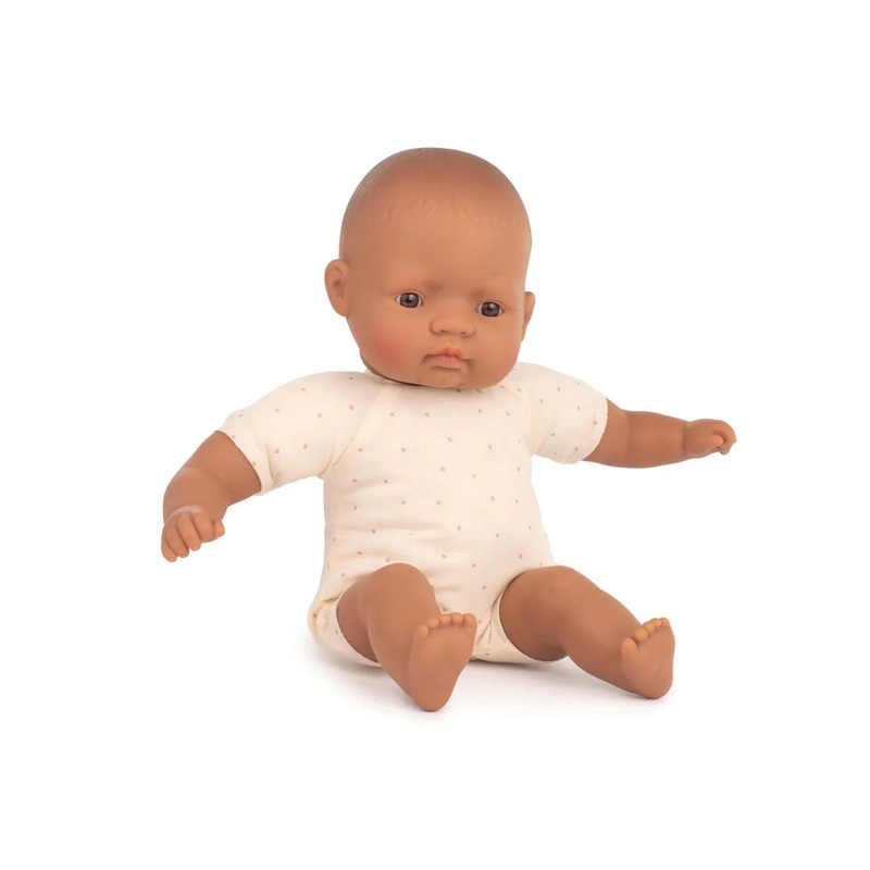 Miniland Hispanic Soft Baby Doll – 12 5/8 “