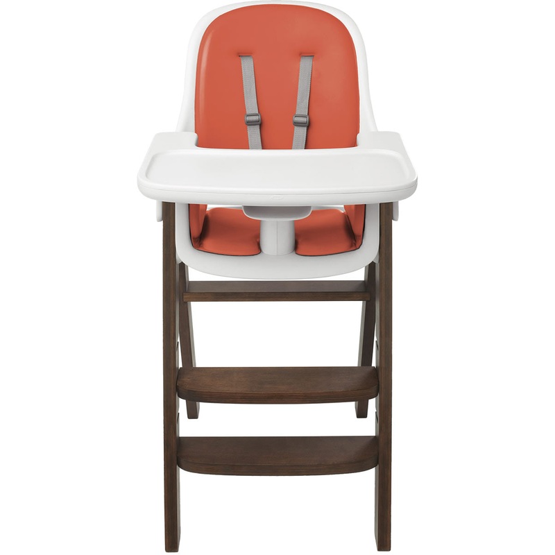 OXO Tot Sprout High Chair – Orange/Walnut