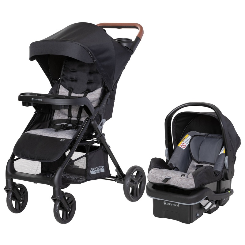 Passport Cargo Travel System with EZ Lift 35 Car Seat – Black Bamboo