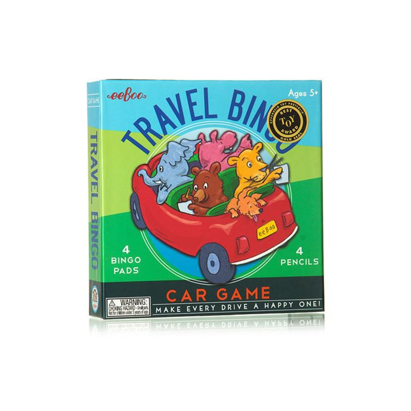 eeBoo Travel Bingo Car Game