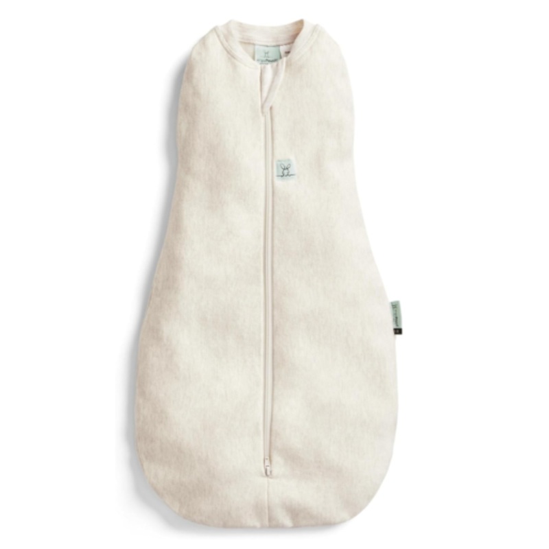 ErgoPouch Cocoon Swaddle Bag, 0-3 Months, 1.0 TOG, Oatmeal Marle