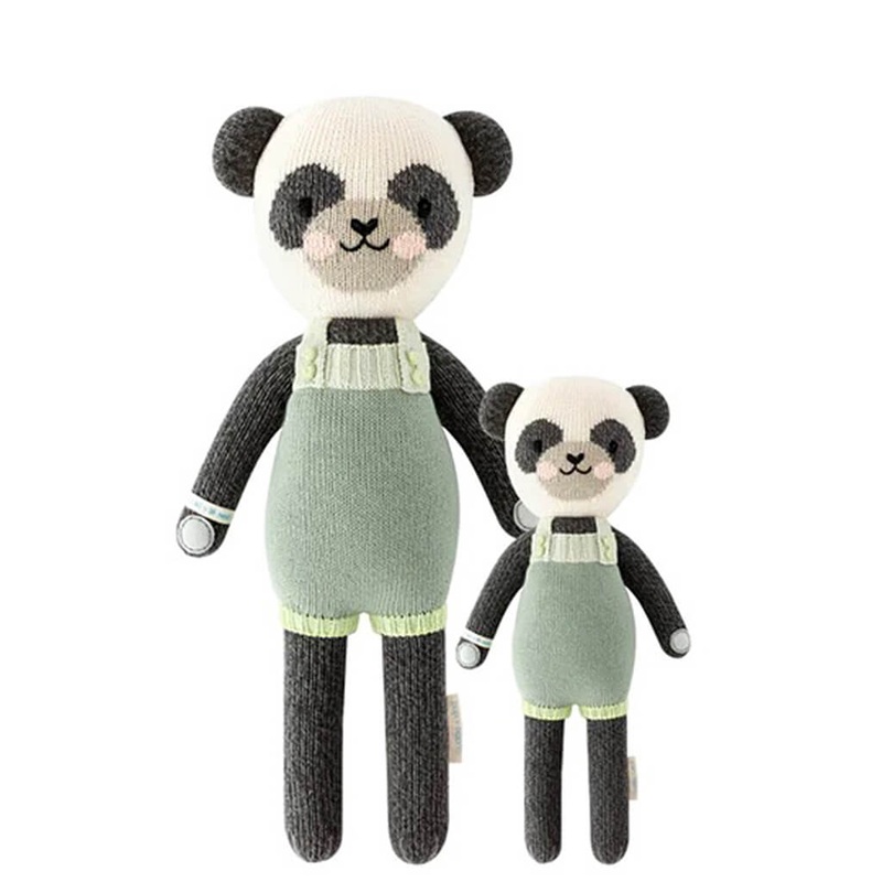 Hand Knit Doll Paxton The Panda
