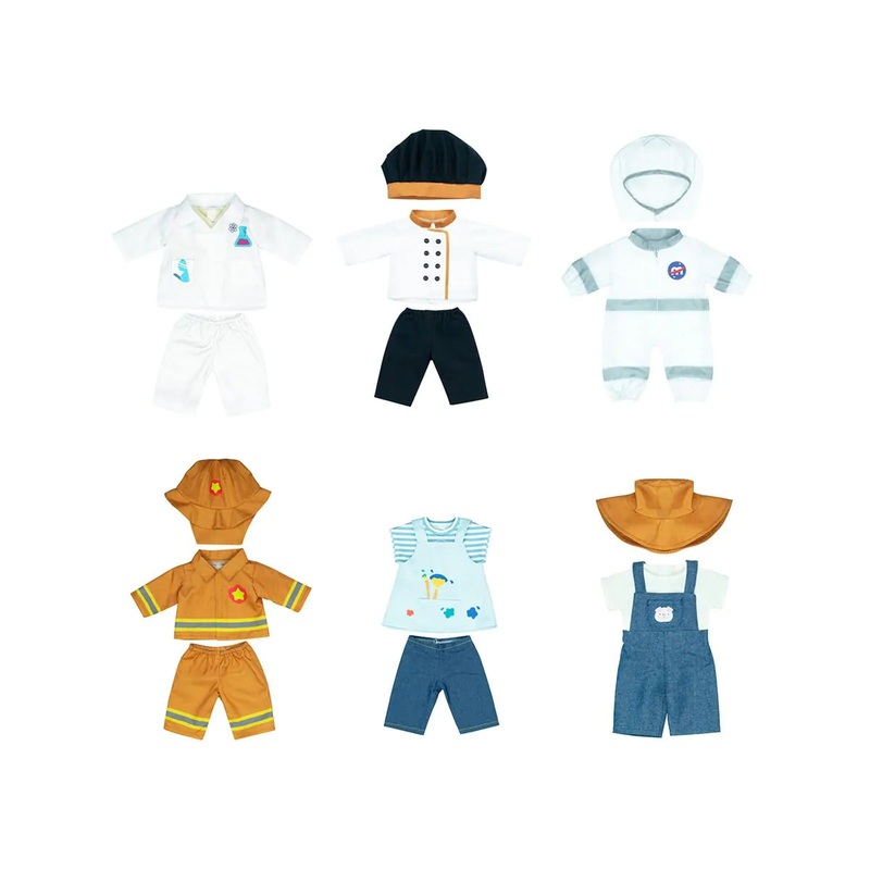 Set 6 Professional clothing sets 15″
