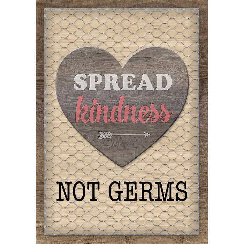 Spread Kindness Not Germs Positive Poster