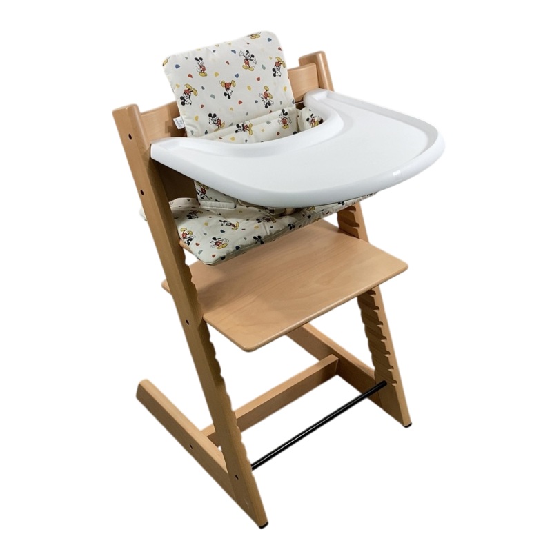 Stokke Tripp Trapp Complete High Chair, Natural, Mickey Celebration, 1