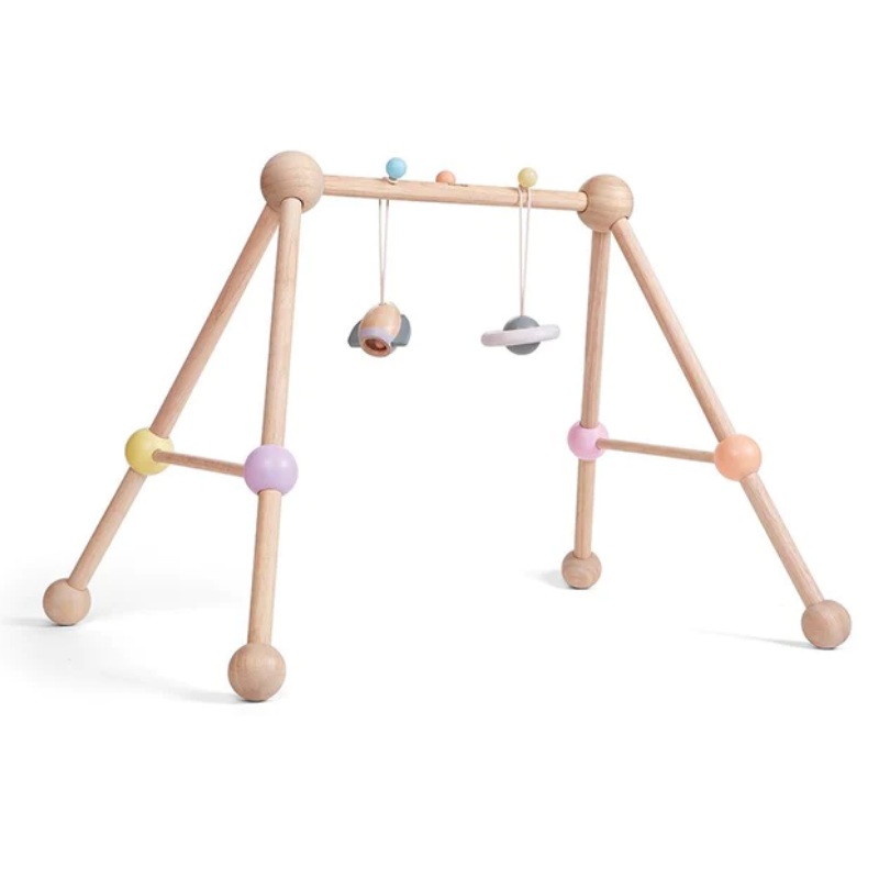 Wooden Play Gym – Pastel