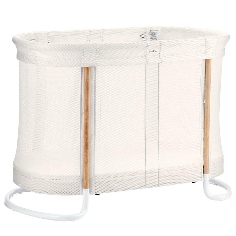BabyBjorn Baby Crib 2-in-1 Bassinet – White
