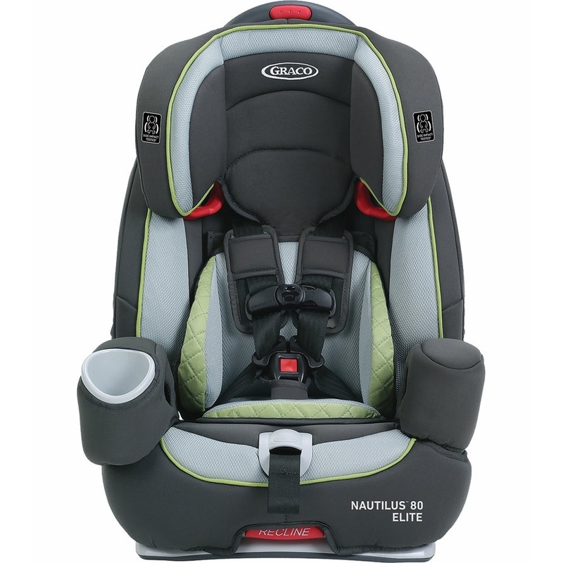 Graco Nautilus 80 Elite 3-in-1 Harness Booster Car Seat – Go Green
