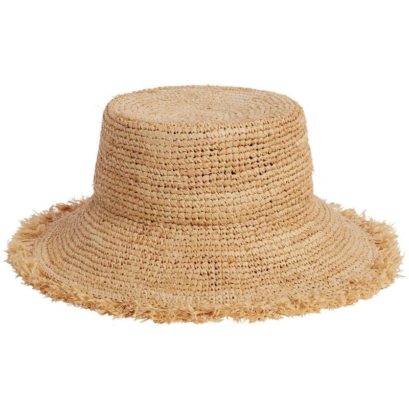Rylee + Cru Straw Bucket Hat || Straw