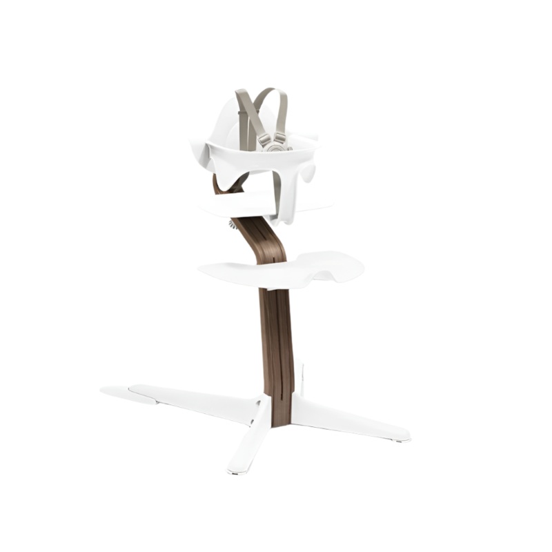 Stokke Nomi High Chair, Walnut White