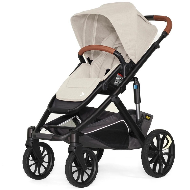 Veer Switch&Roll Luxe Single-to-Double Stroller Bundle with Leather Kit – Natural
