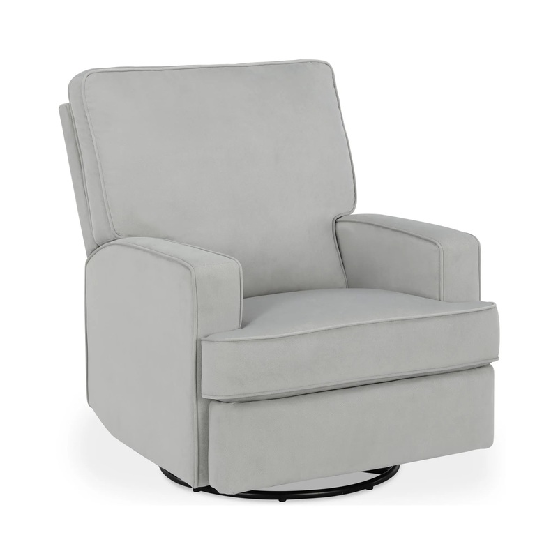 Addison Swivel Gliding Recliner – Light Gray
