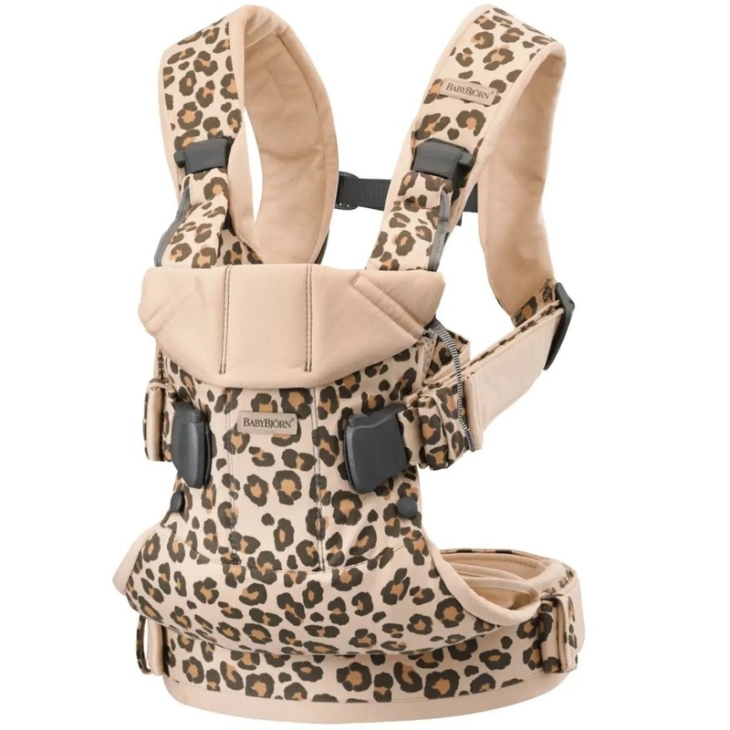 Baby Carrier One, Cotton – Beige Leopard (See Description)