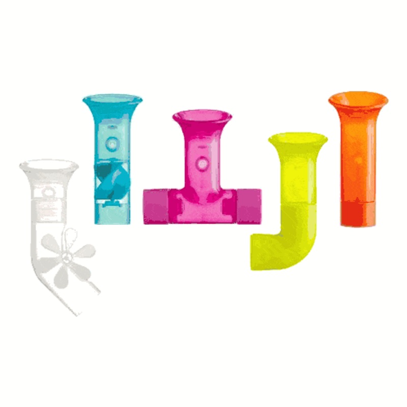 Boon Pipes Building Bath Toy, Set of 5
