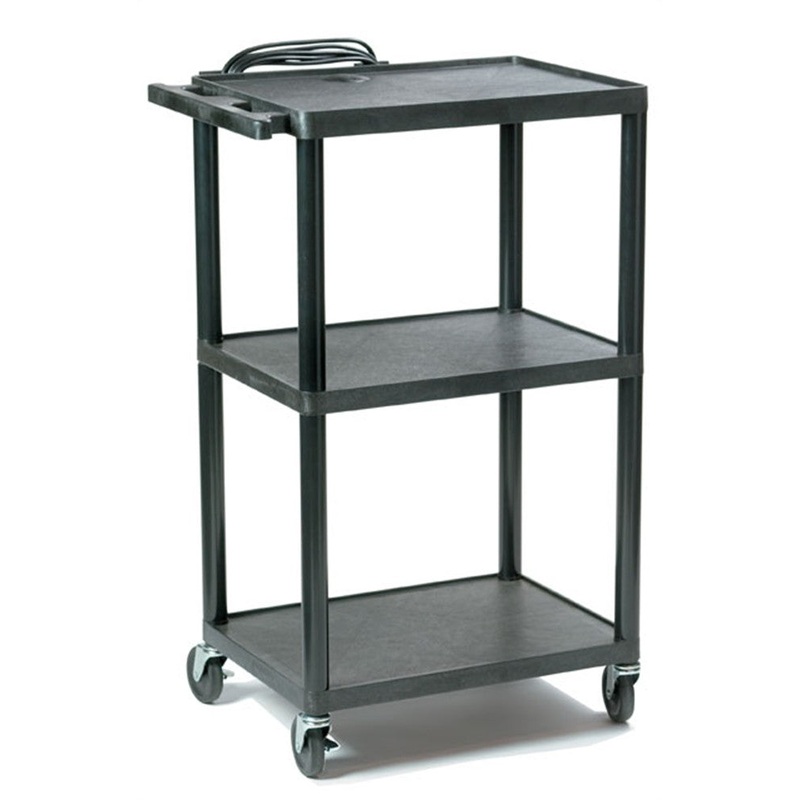 BUHL 4-IN-1 Plastic Height-Adjustable Cart
