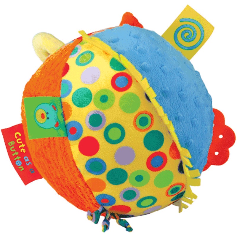 Kids Preferred 8″ Cute as a Button Chime Ball