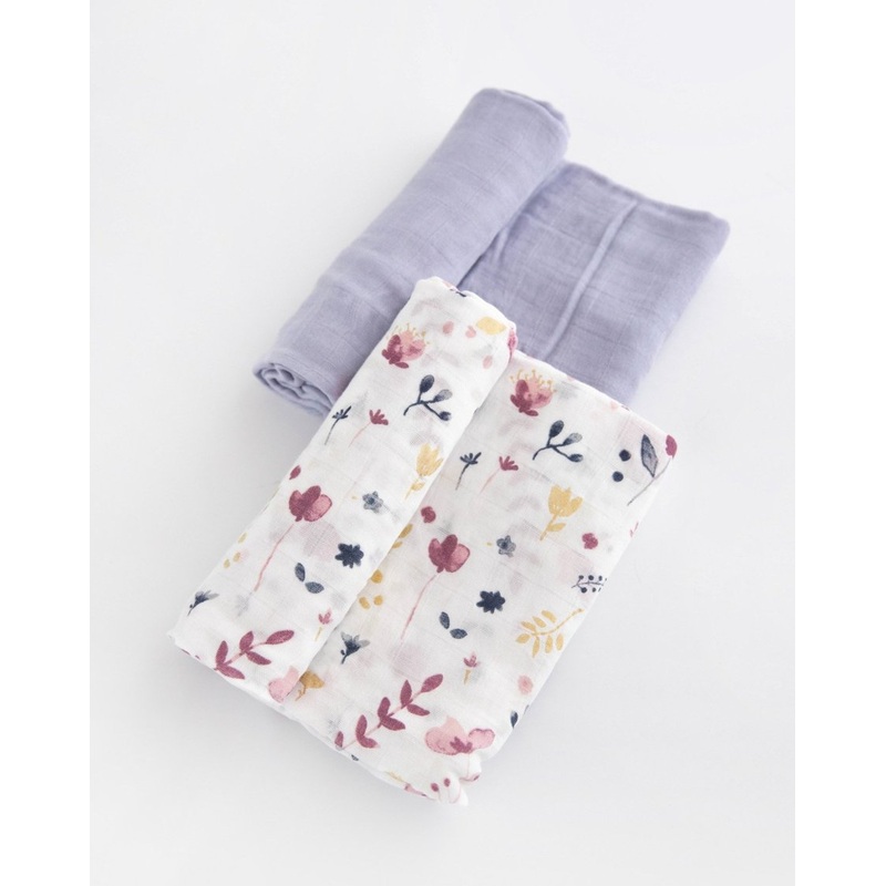 Little Unicorn Deluxe Muslin Swaddle Blanket Set – Fairy Garden 2
