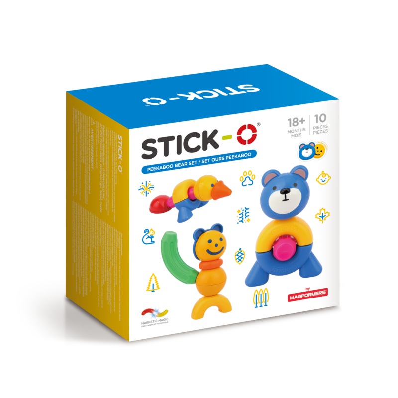Magformers Peekaboo Bear 10pc Set