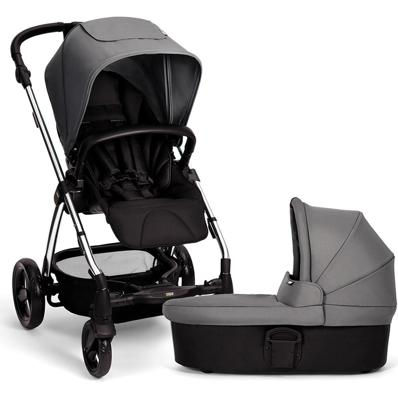 Mamas & Papas Sola 2 Chrome Stroller & Carrycot – Grey